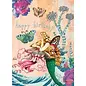 BIRTHDAY CARD- MERMAID BUTTERFLY