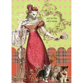 BIRTHDAY CARD- CAT'S MEOW