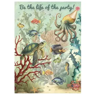 BIRTHDAY CARD- LIFE OF THE PARTY