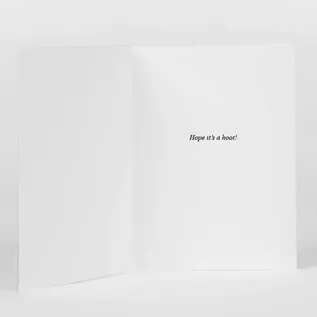 BIRTHDAY CARD- BIRTHDAY HOOT