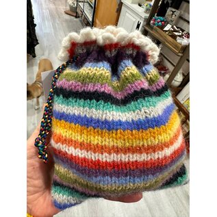 ONE OF A KIND HAND KNIT TREASURE BAG #3