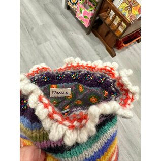 ONE OF A KIND HAND KNIT TREASURE BAG #3