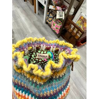 ONE OF A KIND HAND KNIT TREASURE BAG #4