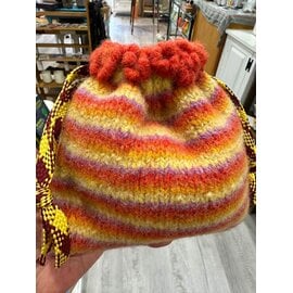 ONE OF A KIND HAND KNIT TREASURE BAG #6