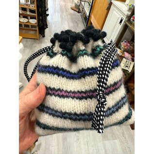 ONE OF A KIND HAND KNIT TREASURE BAG #7