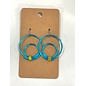 BLUE LOOPS EARRINGS - LOCAL MAINE MADE