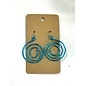 BLUE SPIRAL EARRINGS - LOCAL MAINE MADE