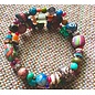 KAMALA DESIGNS HANDMADE COIL  BRACELET - EARTH