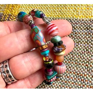 KAMALA DESIGNS HANDMADE COIL  BRACELET - EARTH