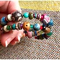 KAMALA DESIGNS HANDMADE COIL  BRACELET - EARTH