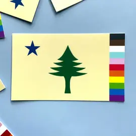 MAINE FLAG PRIDE STICKER