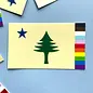 MAINE FLAG PRIDE STICKER