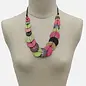 WRAPPED DISCS NECKLACE