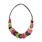 WRAPPED DISCS NECKLACE