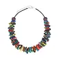 BRIGHT BEADED RINGS NECKLACE