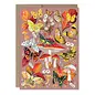 BIRTHDAY  - BUTTERFLIES AND MUSHROOMS