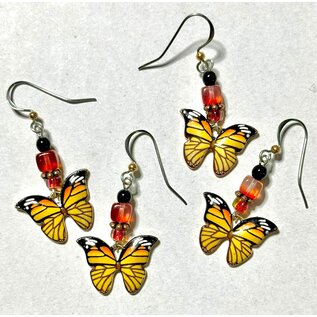 MONARCH BUTTERFLY EARRINGS