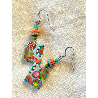KAMALA DESIGNS HAND CRAFTED KATE EARRINGS - 57
