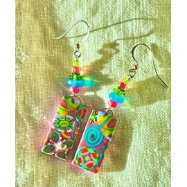 KAMALA DESIGNS HAND CRAFTED KATE EARRINGS - 10