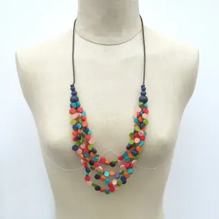 COLORFUL LITTLE DISCS NECKLACE