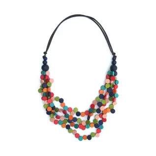 COLORFUL LITTLE DISCS NECKLACE