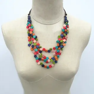 COLORFUL LITTLE DISCS NECKLACE