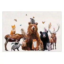 BLANK CARD - WOODLAND BUNCH