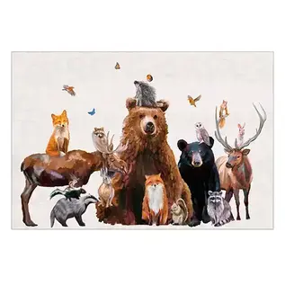 BLANK CARD - WOODLAND BUNCH