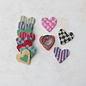 TUFTED HEART COASTER
