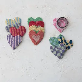 TUFTED HEART COASTER