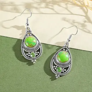EARRINGS - SMALL TEARDROP FAUX GASPEITE