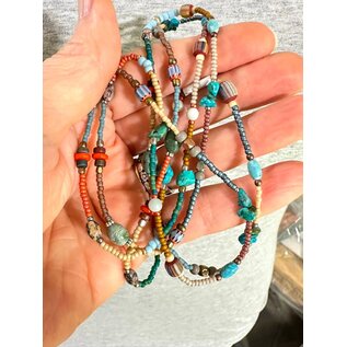 STACKABLE BEADED NECKLACE- BEACH