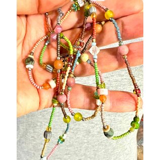 STACKABLE BEADED NECKLACE- PASTEL