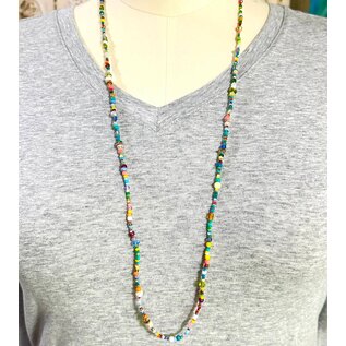 STACKABLE BEADED NECKLACE- SUMMER