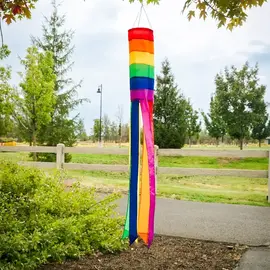 RAINBOW WINDSOCK 50"