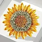 SPARKLY SUNFLOWER PIN