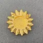 SPARKLY SUNFLOWER PIN