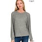 HEATHERED LONG SLEEVE
