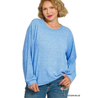 HEATHERED LONG SLEEVE