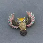 SPARKLY OWL PIN
