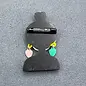 MOD YELLOW HAIR WOMAN PIN