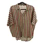 KURTA STRIPE BUTTON SHIRT - FREE SIZE