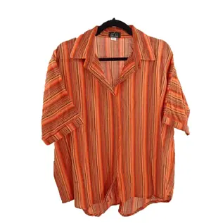 KURTA STRIPE BUTTON SHIRT - FREE SIZE