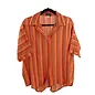 KURTA STRIPE BUTTON SHIRT - FREE SIZE