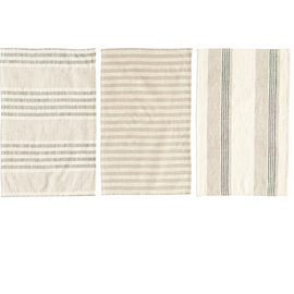 COTTON STRIPED TEA TOWEL