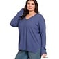 SOFT V NECK TOP- 2 COLORS