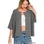 HALF SLEEVE CARDIGAN- 3 COLORS