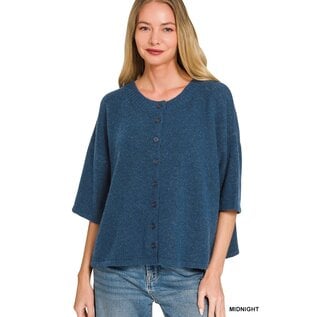 HALF SLEEVE CARDIGAN- 3 COLORS