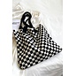 ADORABLE CHECKER TOTE - 4 COLORS