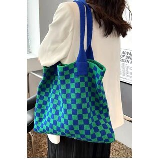 ADORABLE CHECKER TOTE - 4 COLORS